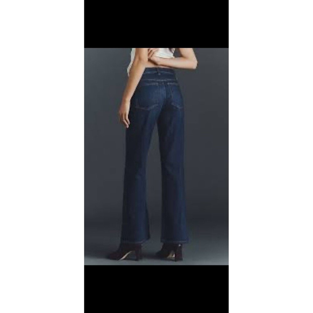 Reformation Bex Super Stretch High Rise Wide Leg Jeans Wheeler Size 26 - Picture 2 of 16
